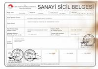 SANAYİ SİCİL BELGESİ